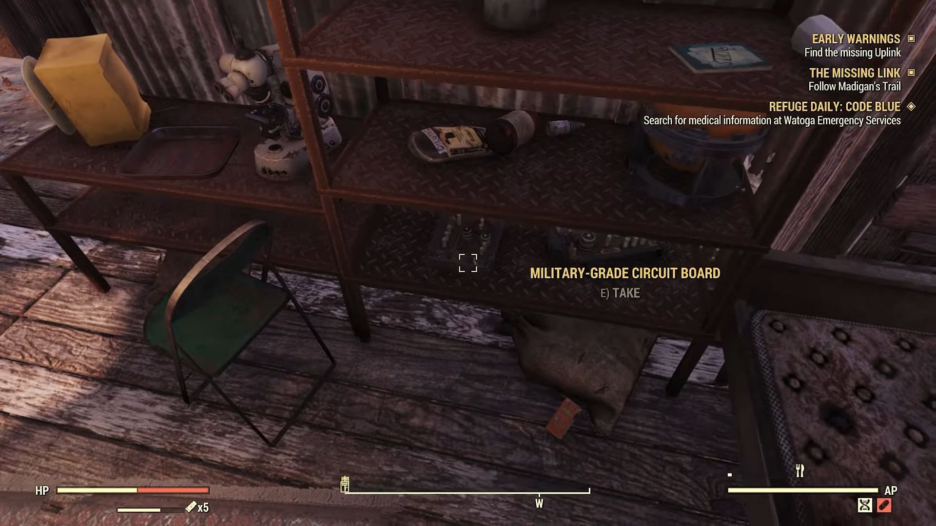 Circuitry in Fallout 76 is hard to come by, but not impossible if you know where to look (Image via Bethesda Softworks || YouTube/ Shr1m)